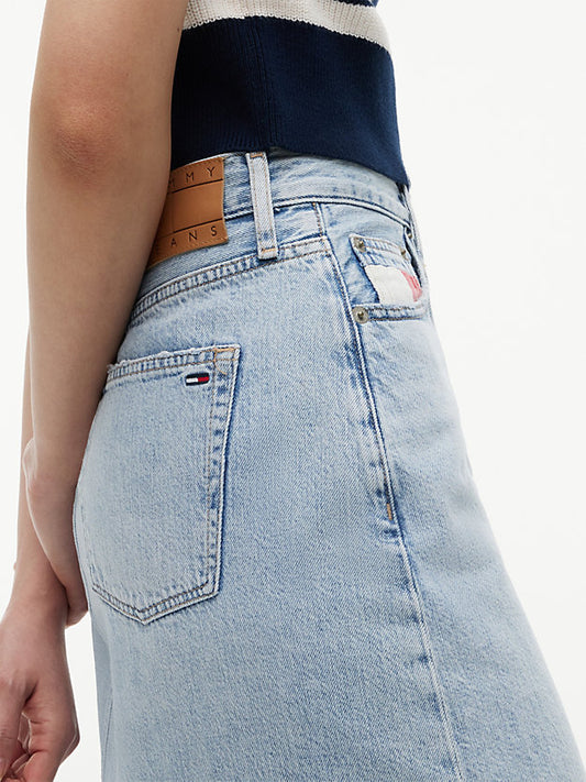 Claire Vintage Denim Mini Skirt