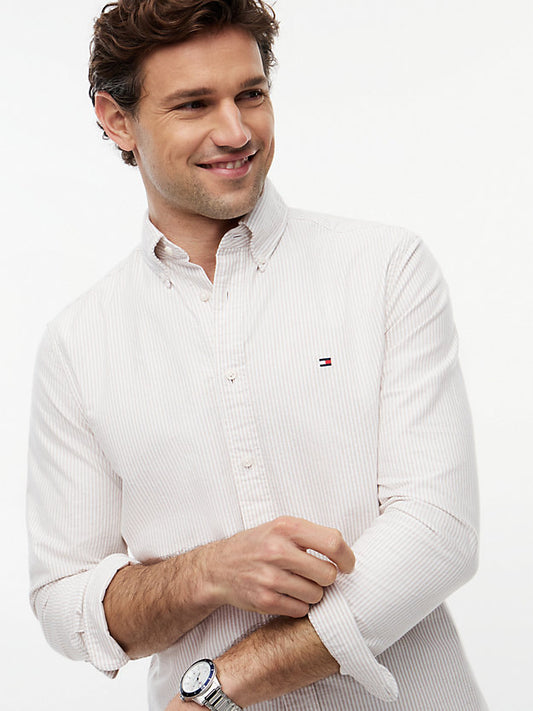 Regular Fit Ithaca Stripe Oxford Shirt