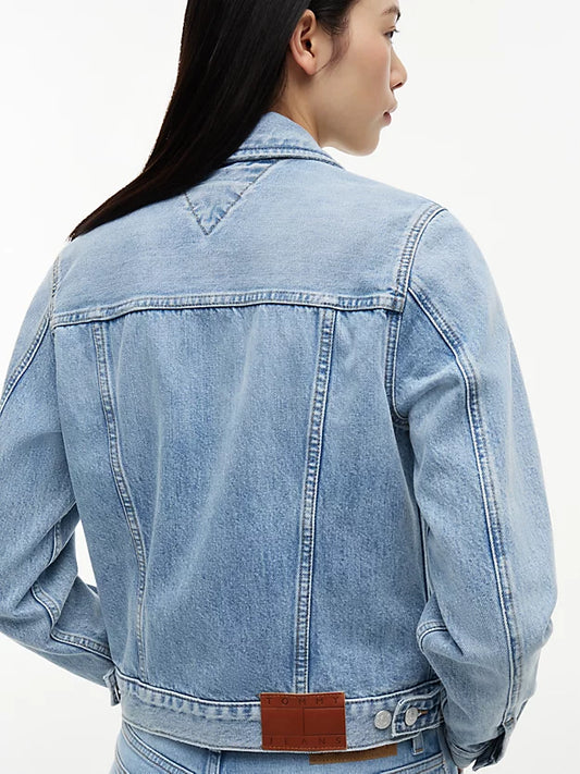Faded Denim Trucker Jacket
