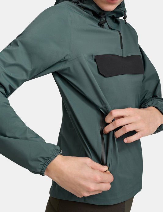 Womens Alt_Road Anorak - Cypress Green