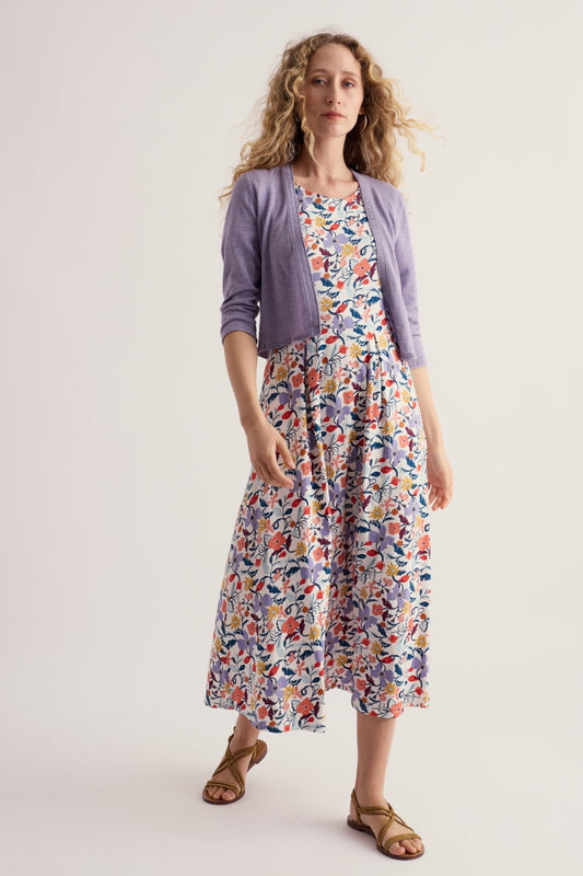 Vanessa Knitted Cardigan in GOTS-Certified Organic Cotton