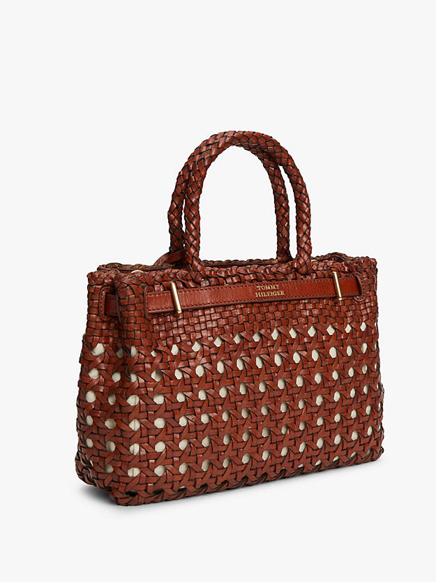 The American Icon Braided Leather Tote Bag