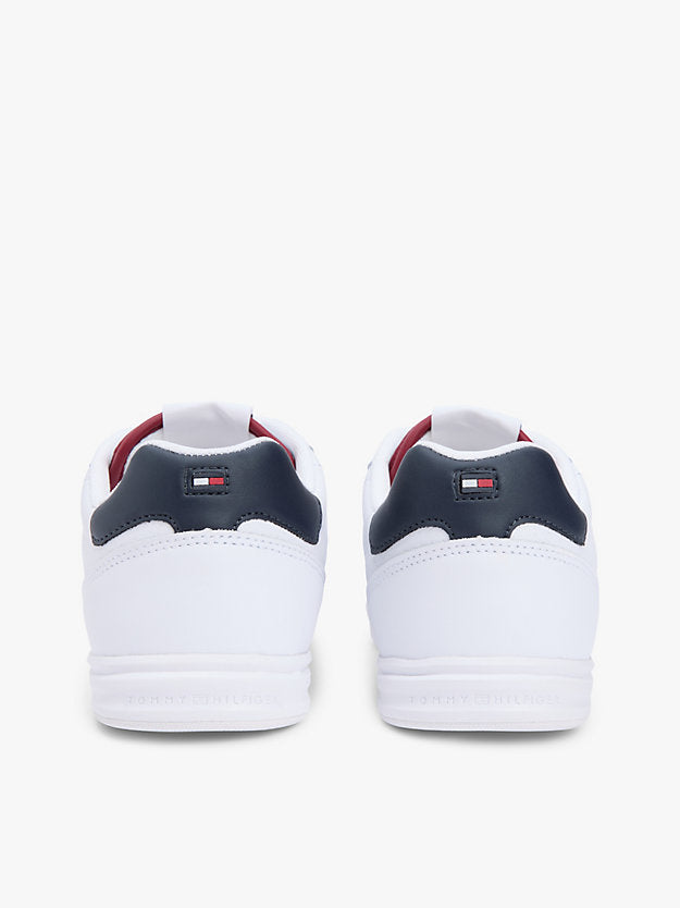 Contrast Heel Trainers WiLeather