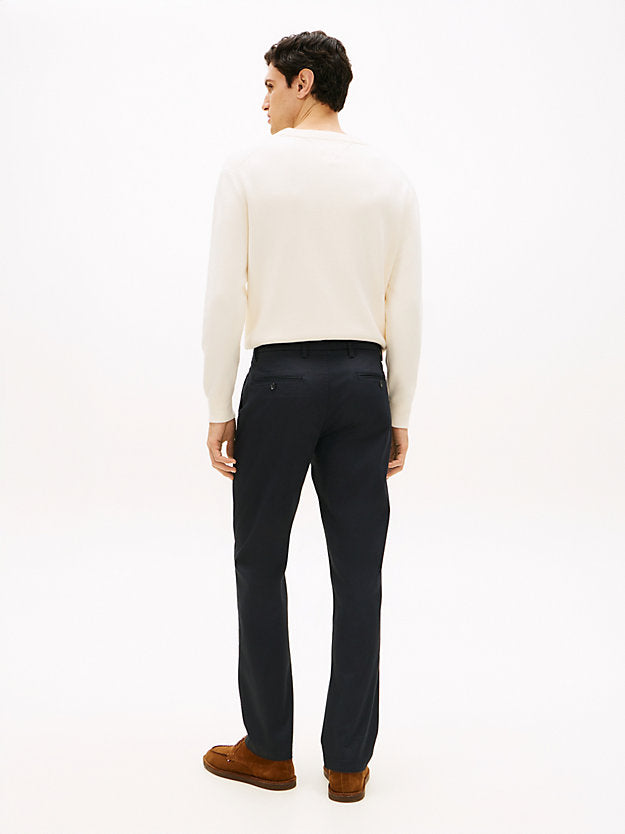 Denton Micro Print Straight Leg Chinos