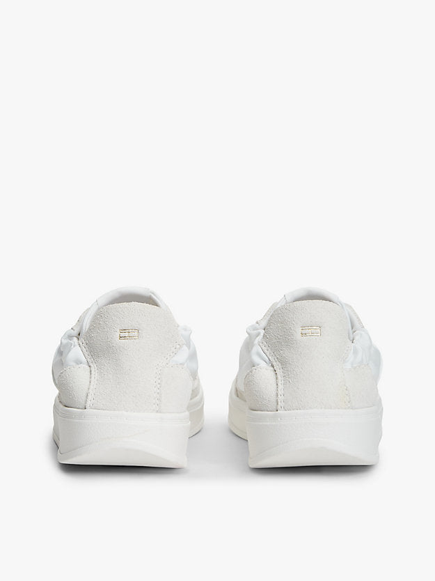 Suede Scrunch Back Trainers