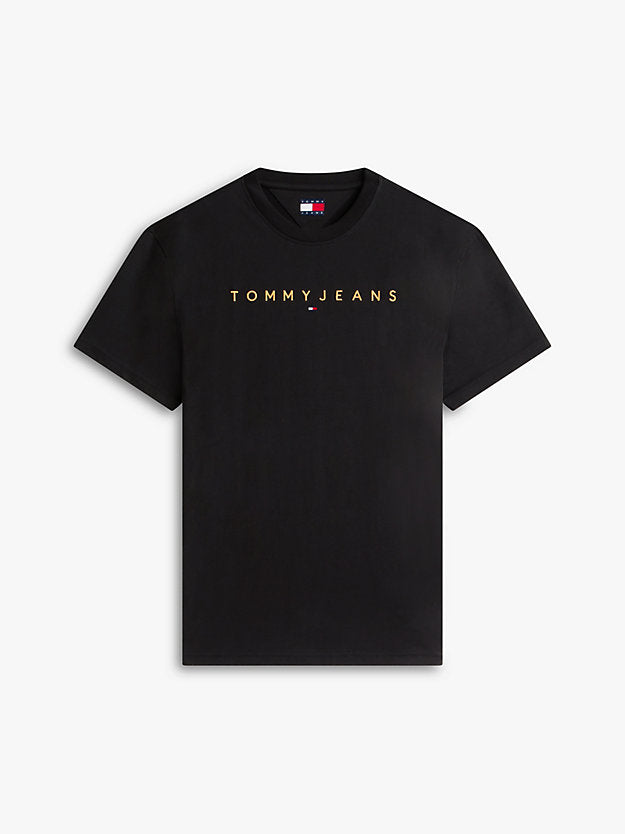 Linear Logo Embroidery Jersey T-Shirt