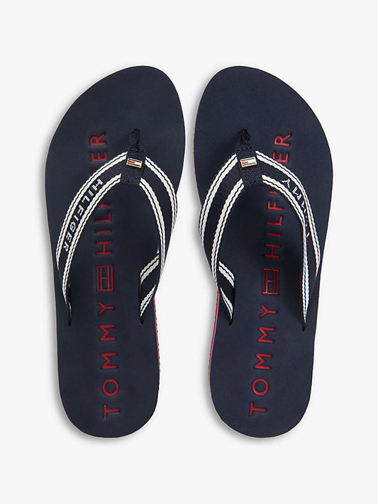 Webbing Strap Signature Flip-Flops