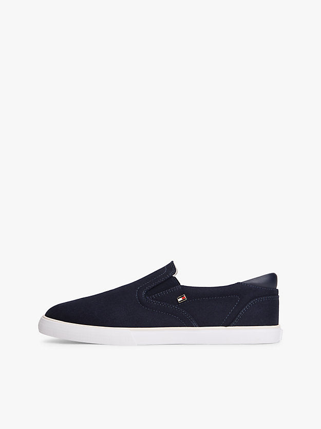 Low Profile Canvas Slip-On Trainers