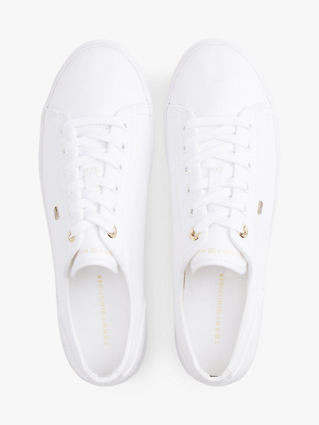 Enamel Flag Canvas Trainers