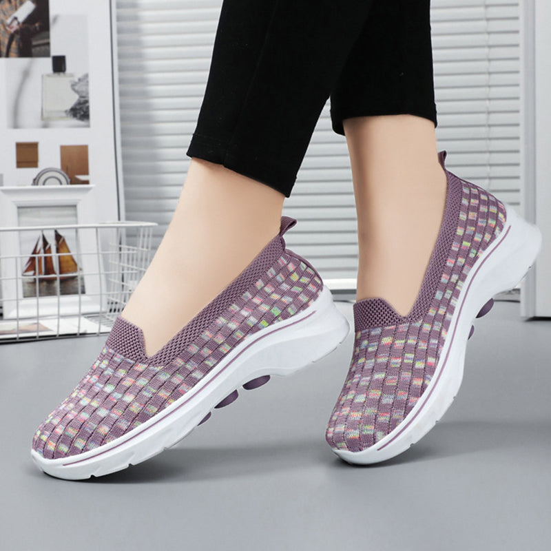 🔥Letzter Tag Promotion 50% Rabatt - Super bequeme atmungsaktive weiche Sohle orthopädische Walkingschuhe für Damen