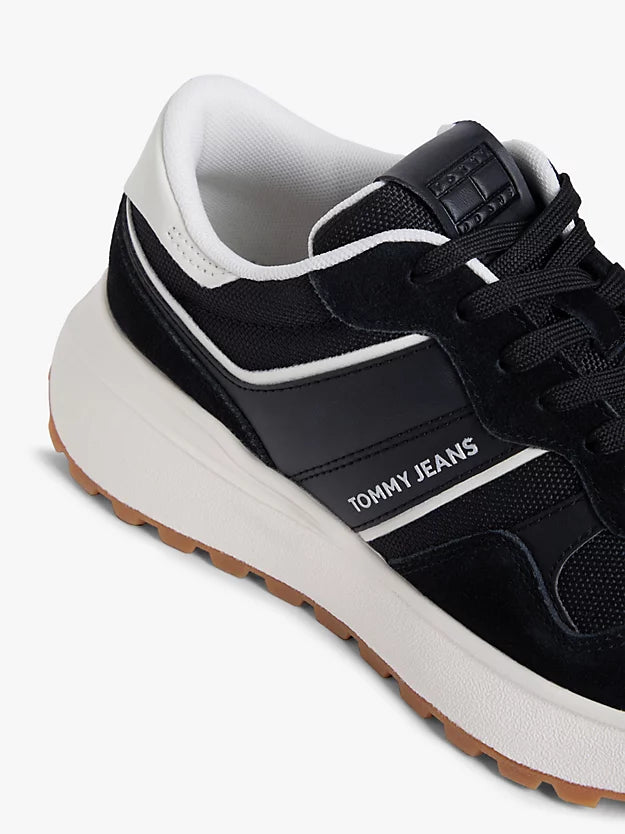 Suede Cleat Mixed Texture Trainers