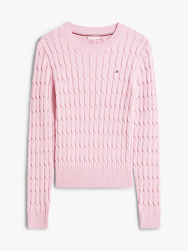 Cable Knit Crew Neck Jumper