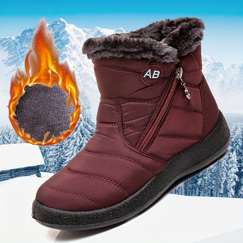 Warme, wasserdichte, rutschfeste orthopädische Stiefel für Damen