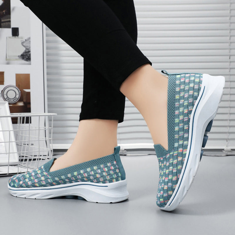 🔥Letzter Tag Promotion 50% Rabatt - Super bequeme atmungsaktive weiche Sohle orthopädische Walkingschuhe für Damen