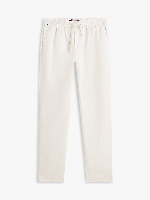 Harlem Tapered Leg Linen Blend Chinos