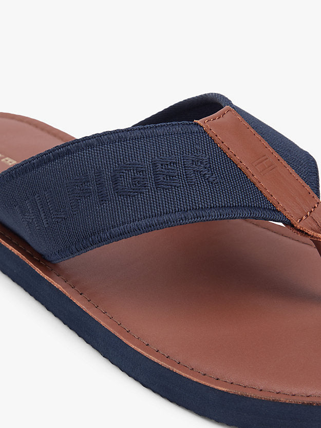 Jacquard Logo Flip-Flops