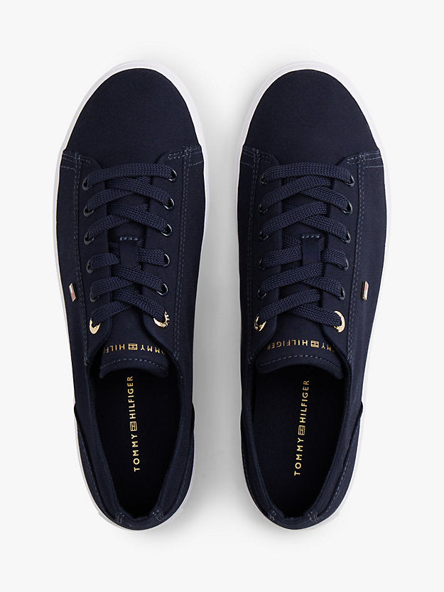 Enamel Flag Canvas Trainers