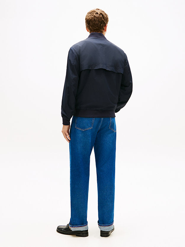 Water Resistant Tonal Logo Bomber Jacket