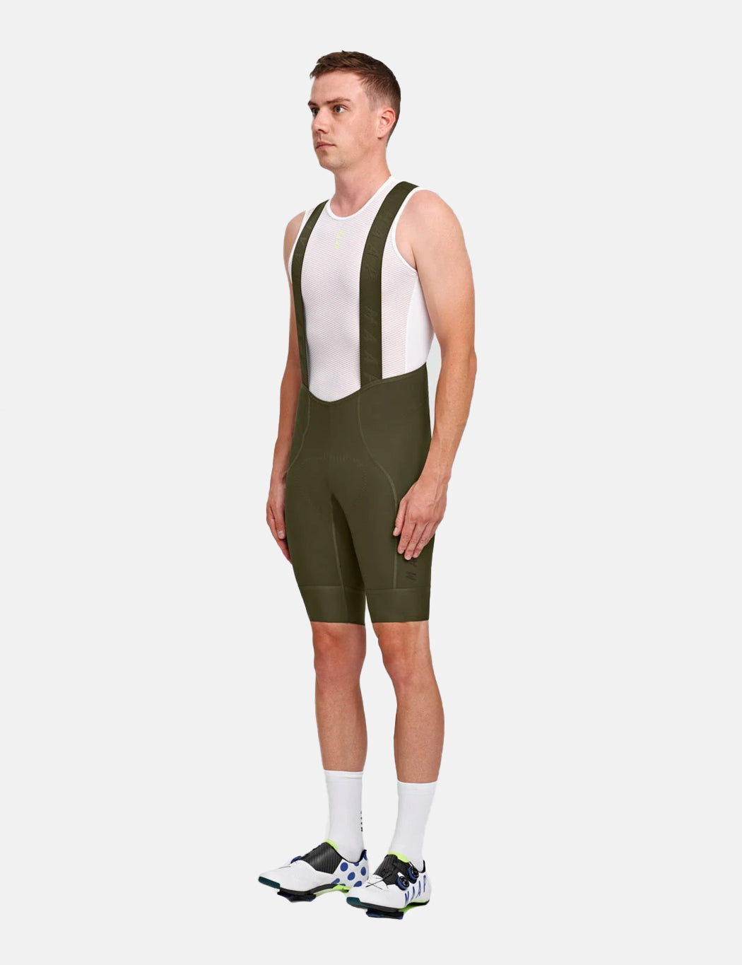 Cuissard Team Bib Evo - Vert olive