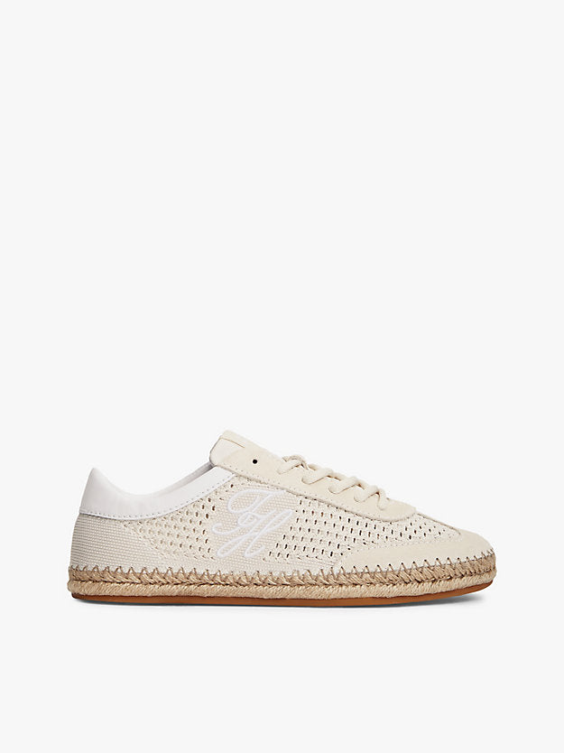 Logo Rope Midsole Knit Trainers