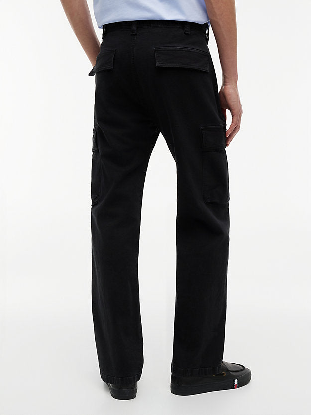Otis Canvas Straight Cargo Trousers