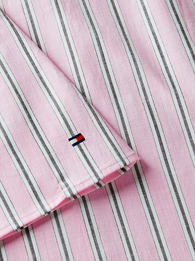 Tie Detail Cap Sleeve Midi Shirt Dress