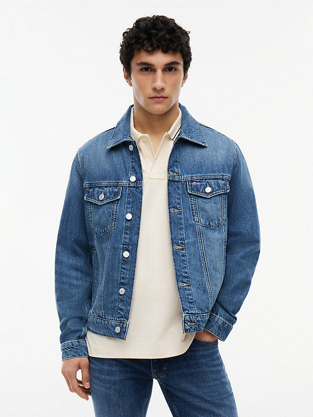 Ryan Faded Denim Trucker Jacket
