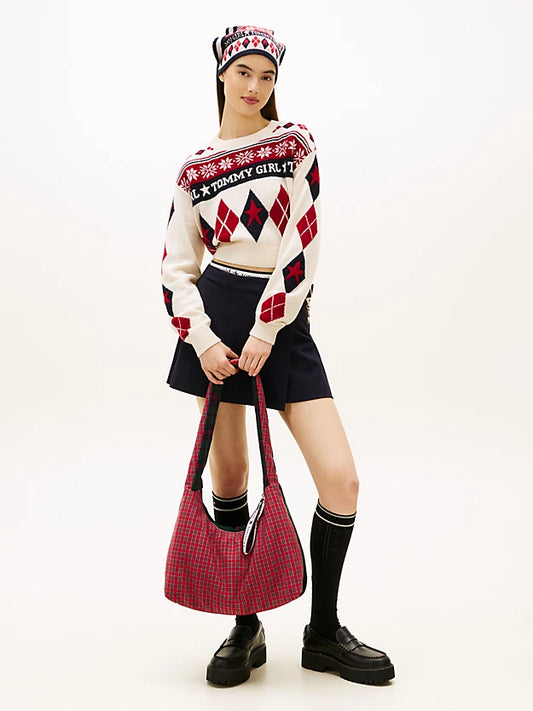 Girl Pure Wool Fair Isle Boxy Jumper