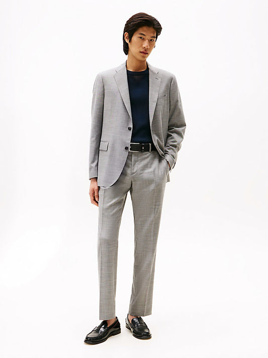 Textured Single Breasted Suit