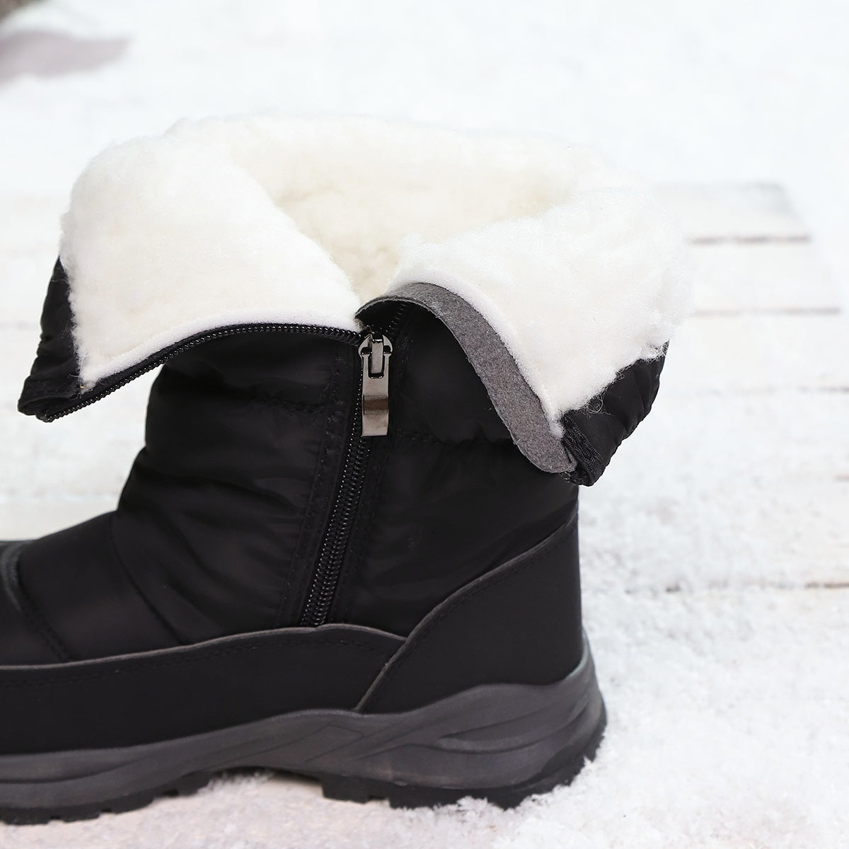 🔥Letzter Tag Promotion 50% RABATT - Damen hochwertige Winter-Schneestiefel (mittelhoch)