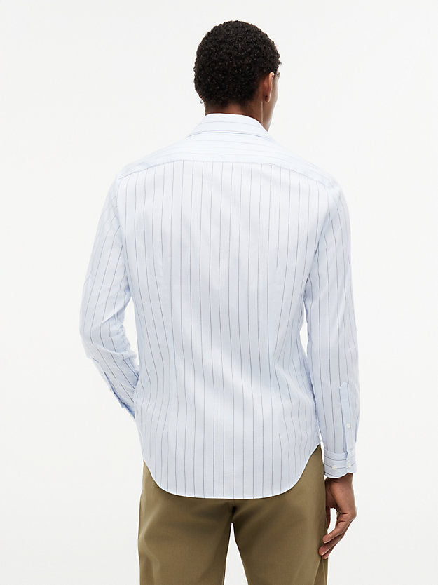 New York Label Flex Slim Fit Stripe Shirt