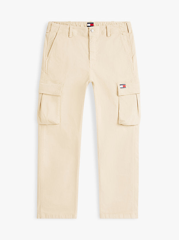 Otis Canvas Straight Cargo Trousers