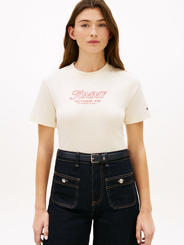 Logo Interlock Knit T-Shirt