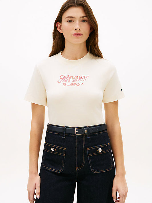 Logo Interlock Knit T-Shirt