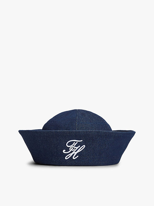 Logo Embroidery Nautical Denim Hat