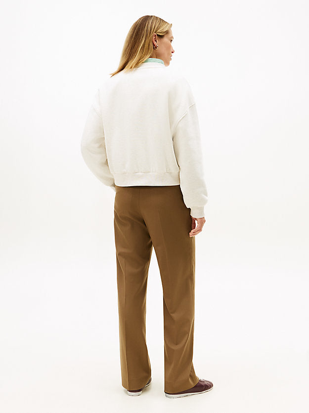 Logo Relaxed Fleece Sweatshirt