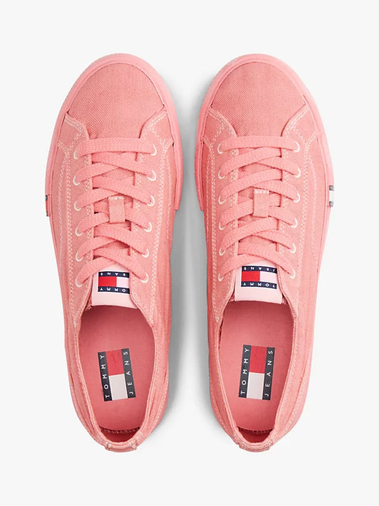 Archive Flag Stripe Washed Canvas Trainers