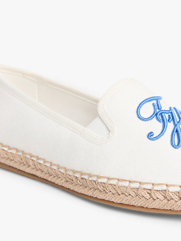 Logo Embroidery Canvas Espadrilles