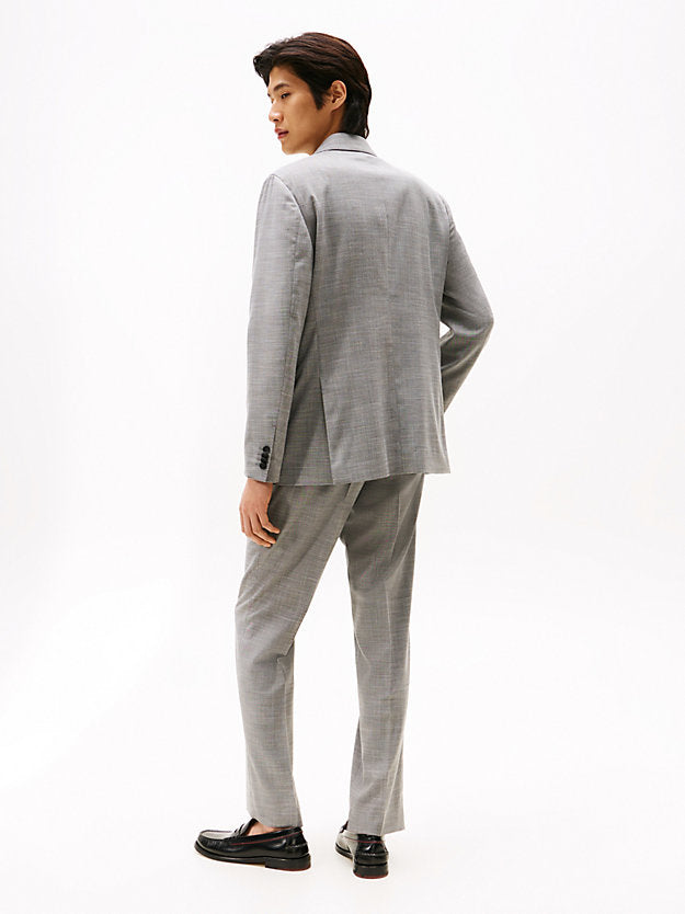 Textured Single Breasted Suit