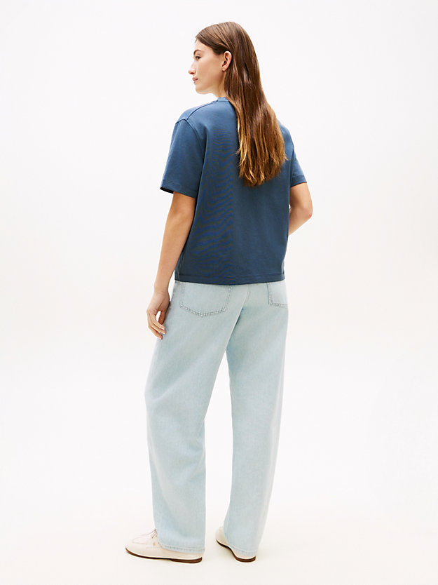 Crest Logo Embroidery Relaxed T-Shirt