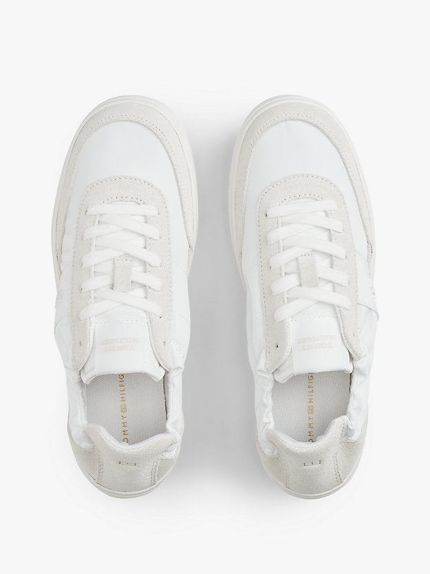 Suede Scrunch Back Trainers
