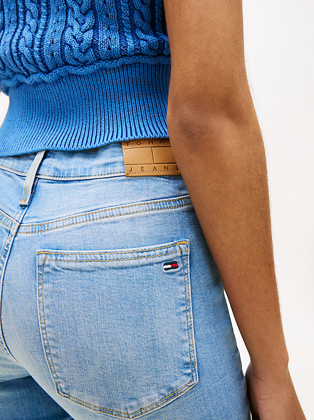 Nora Faded Mid Rise Skinny Jeans