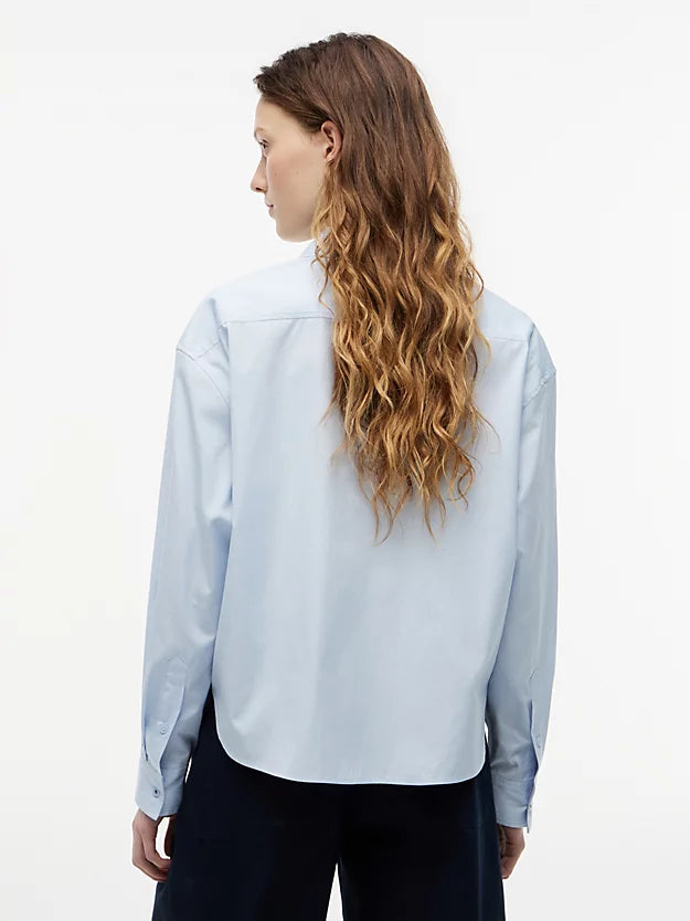 Boxy Fit Poplin Shirt