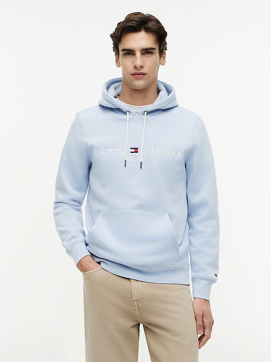 Logo Embroidery Fleece Hoody