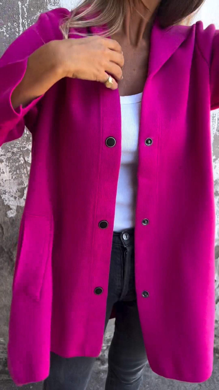 SOLDES EXCEPTIONNELS🔥 Veste à capuche décontractée boutonnée