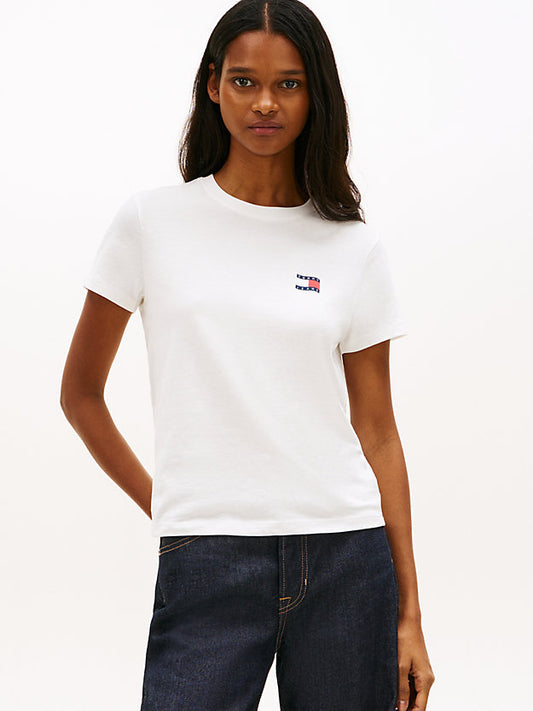 Wavy Flag Back Logo Jersey T-Shirt