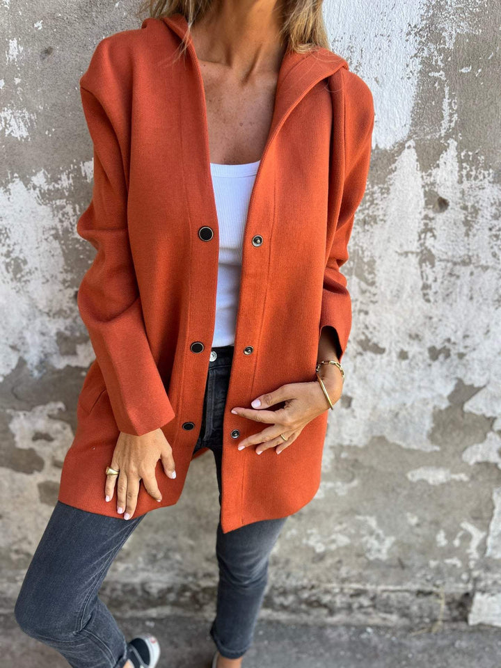 SOLDES EXCEPTIONNELS🔥 Veste à capuche décontractée boutonnée