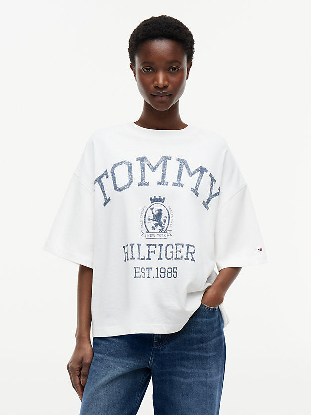 Crest Relaxed Oversized T-Shirt