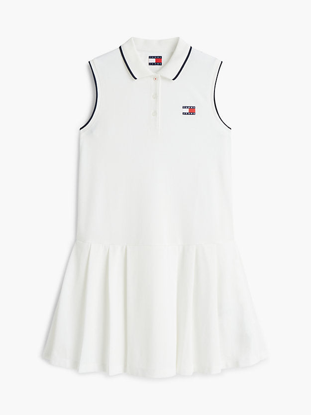 Badge Pique Mini Polo Dress