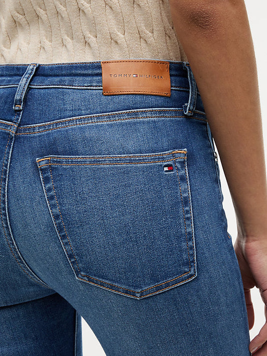 Como Whiskered Mid Rise Skinny Jeans
